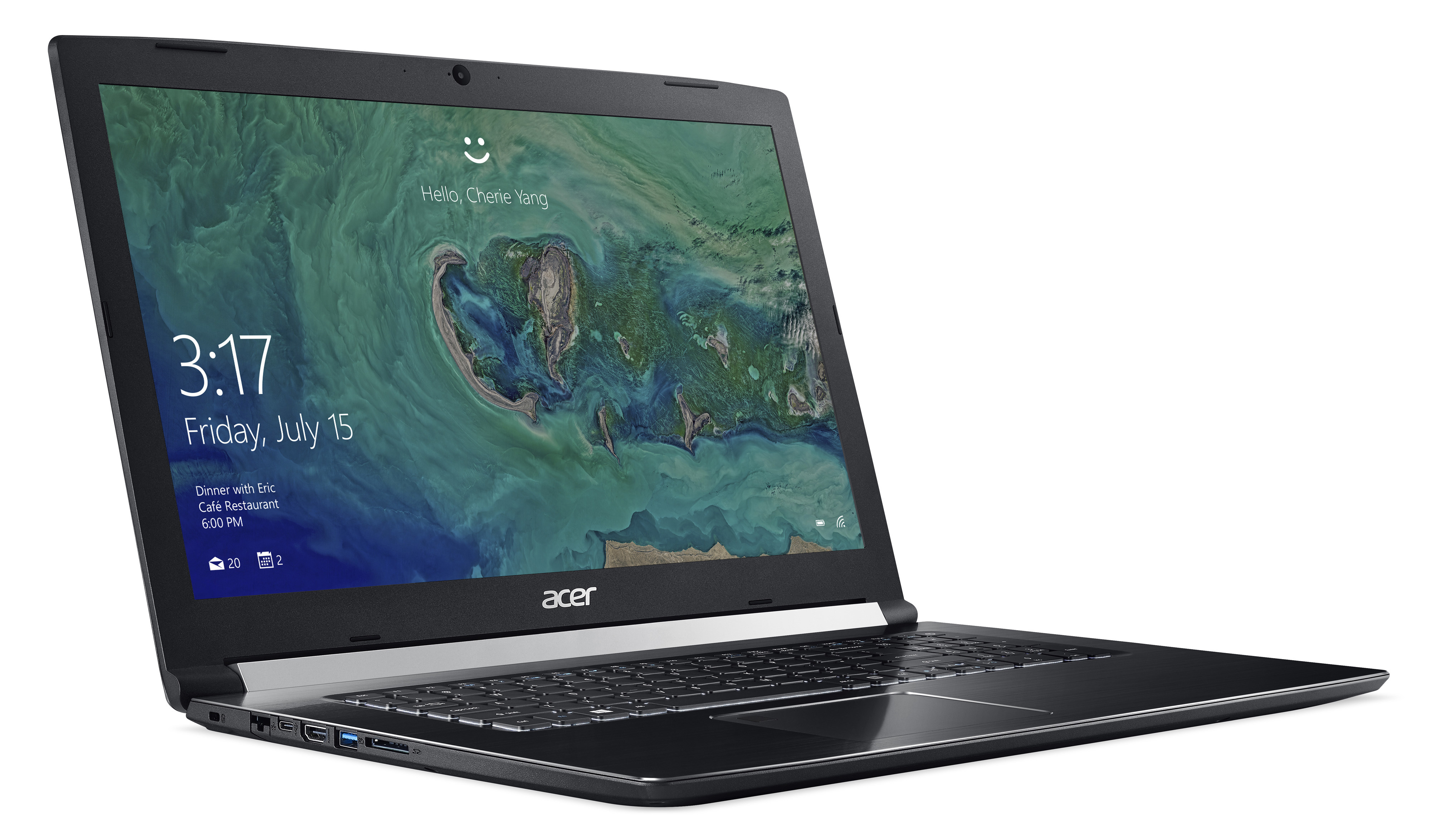 ACER Aspire 7 (A717-72G-70N2) - 17,3 Zoll - Intel® Core™ i7 i7-8750H - 8 GB - 128 GB - NVIDIA GeForce® GTX 1060 - Windows 10 Home (64 Bit)