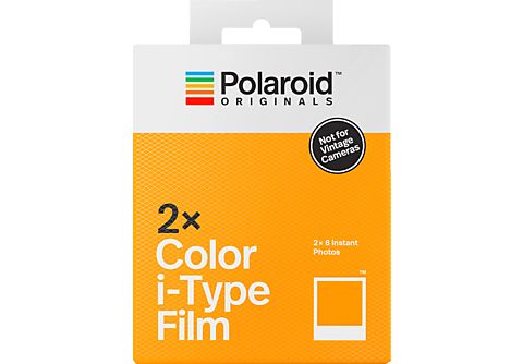 POLAROID Sofortbildfilm Color i-Type Film Doppelpack (2 x 8 Bilder)