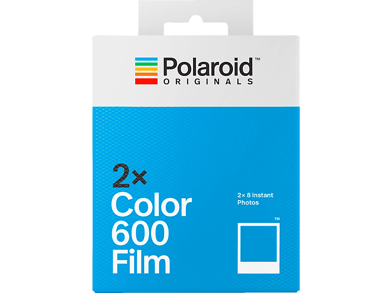 Polaroid Sofortbildfilm 600er Color Doppelpack (2 x 8 Bilder)