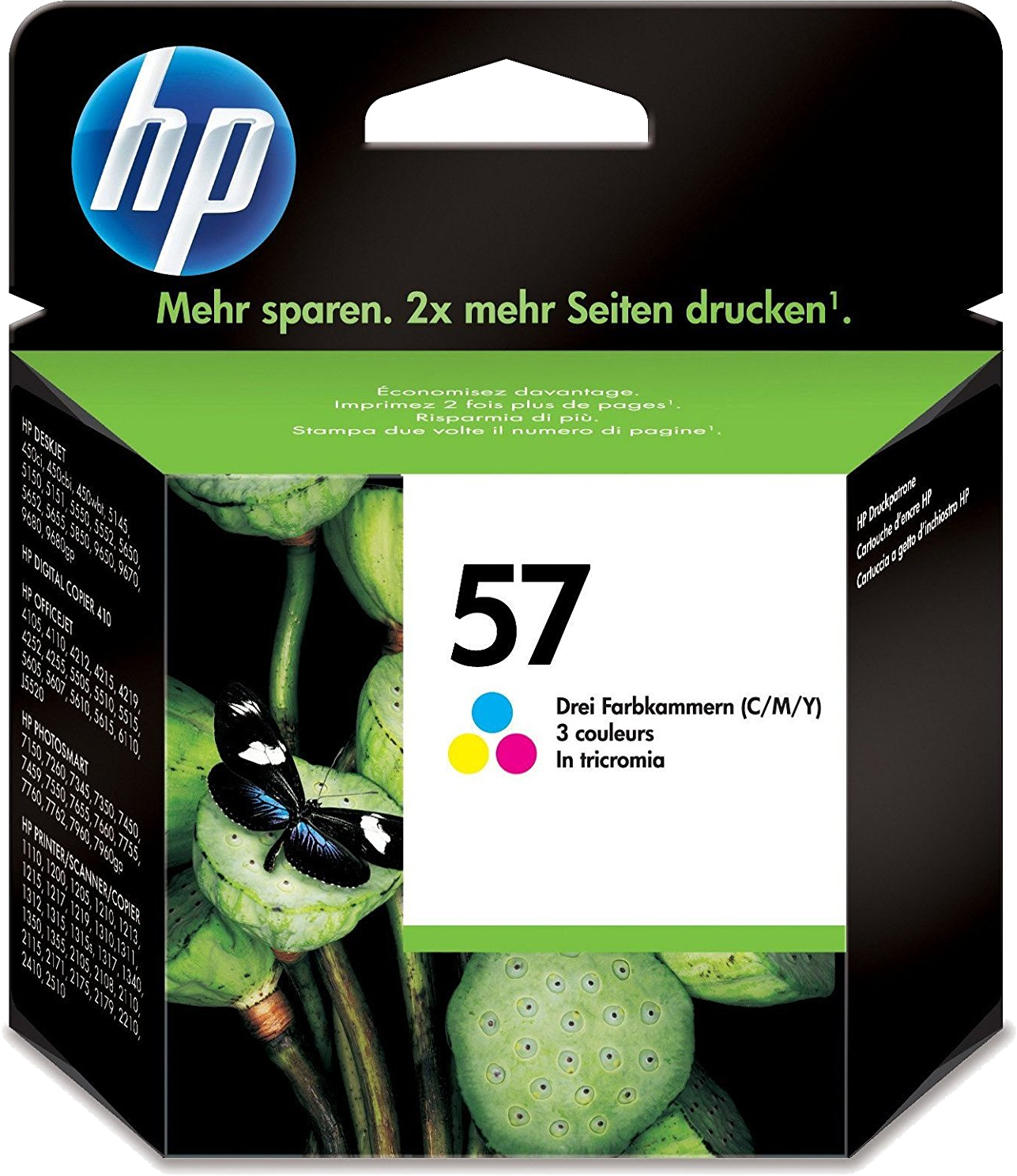 HP 57 háromszínű eredeti tintapatron (C6657AE)
