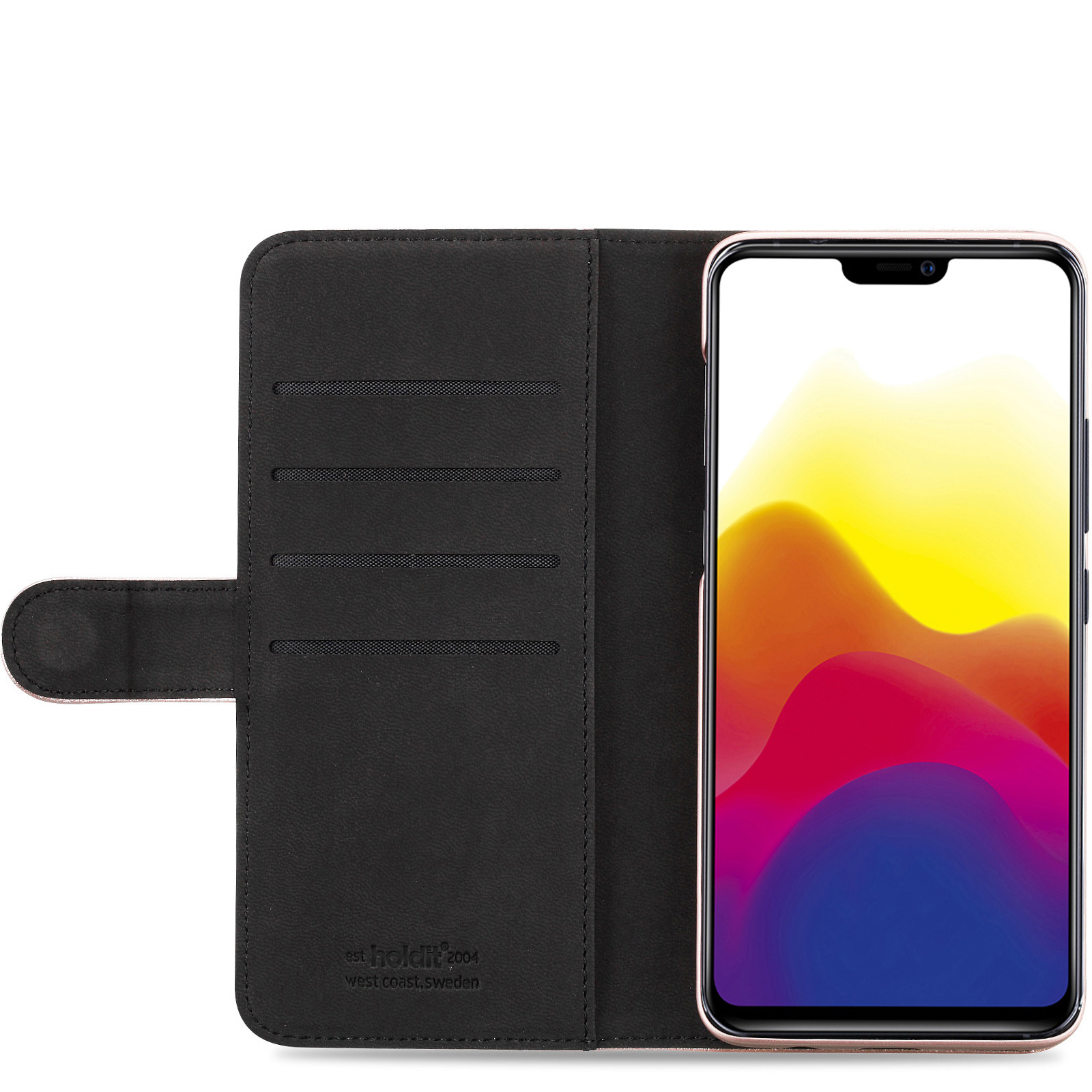 HOLDIT WALLET CASE, Bookcover, Samsung, Galaxy S9+, Rosegold