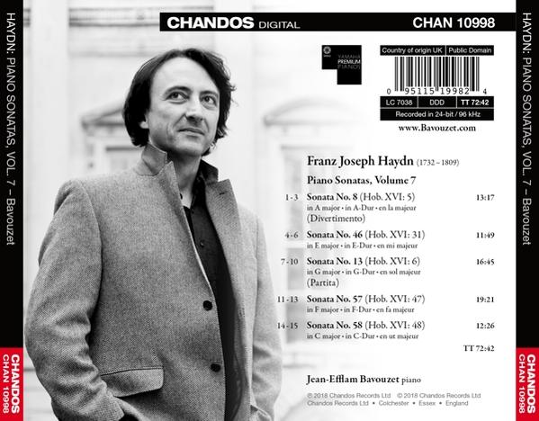 Jean-efflam Bavouzet - PIANO SONATAS VOL. 7  - (CD)