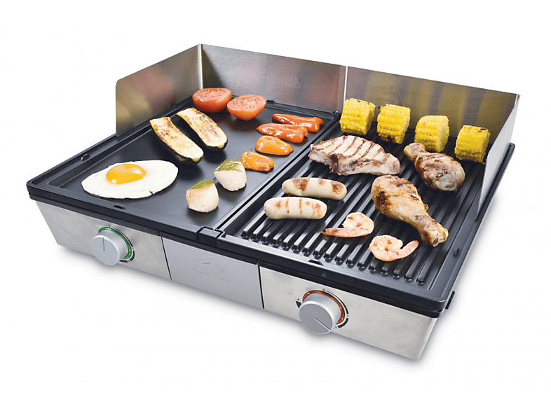 SOLIS Deli Grill - Tischgrill (Edelstahl/Schwarz)