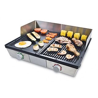 SOLIS Deli Grill - Griglia da tavolo (Acciaio inox/Nero)