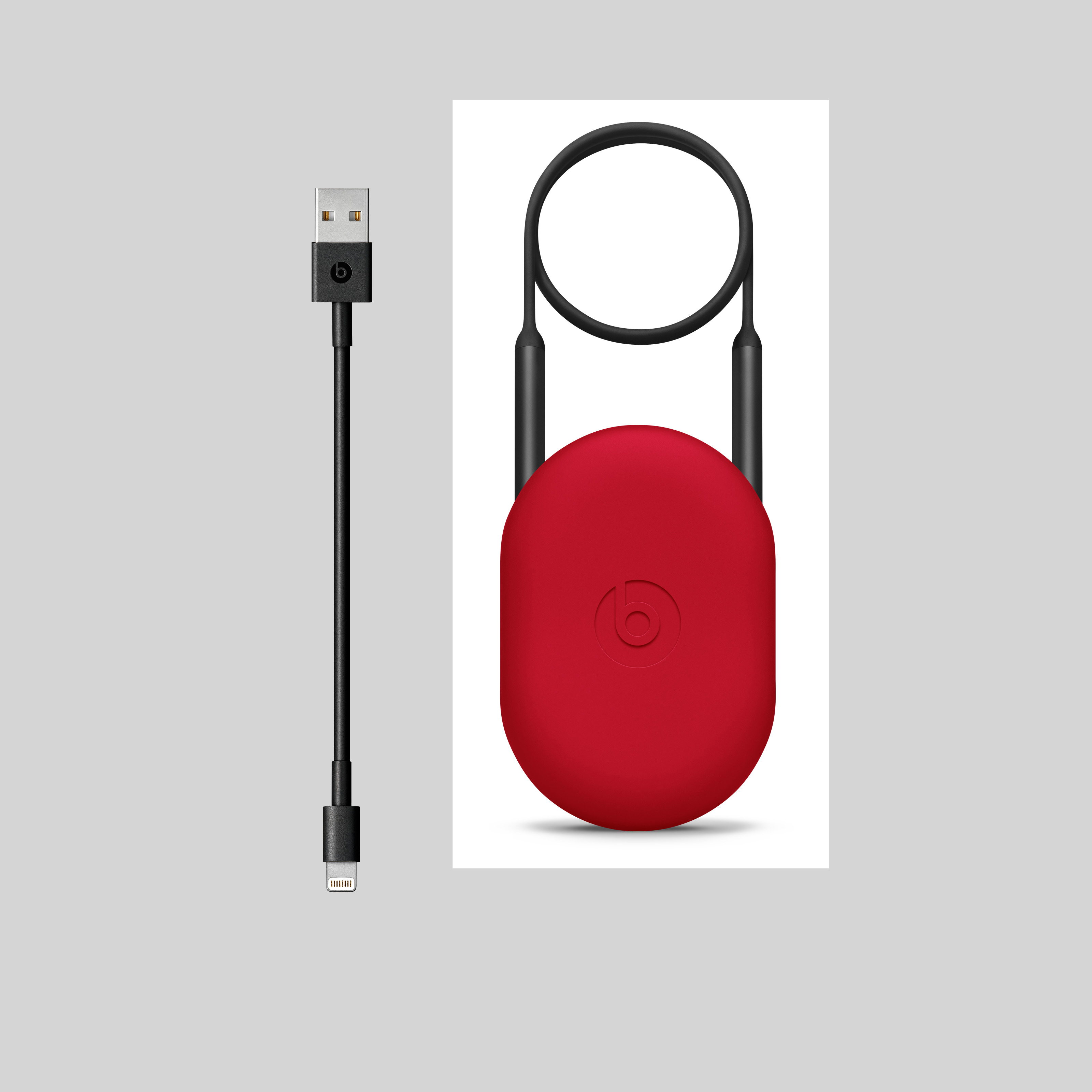 BEATS X, In-ear Kopfhörer Bluetooth Schwarz/Rot