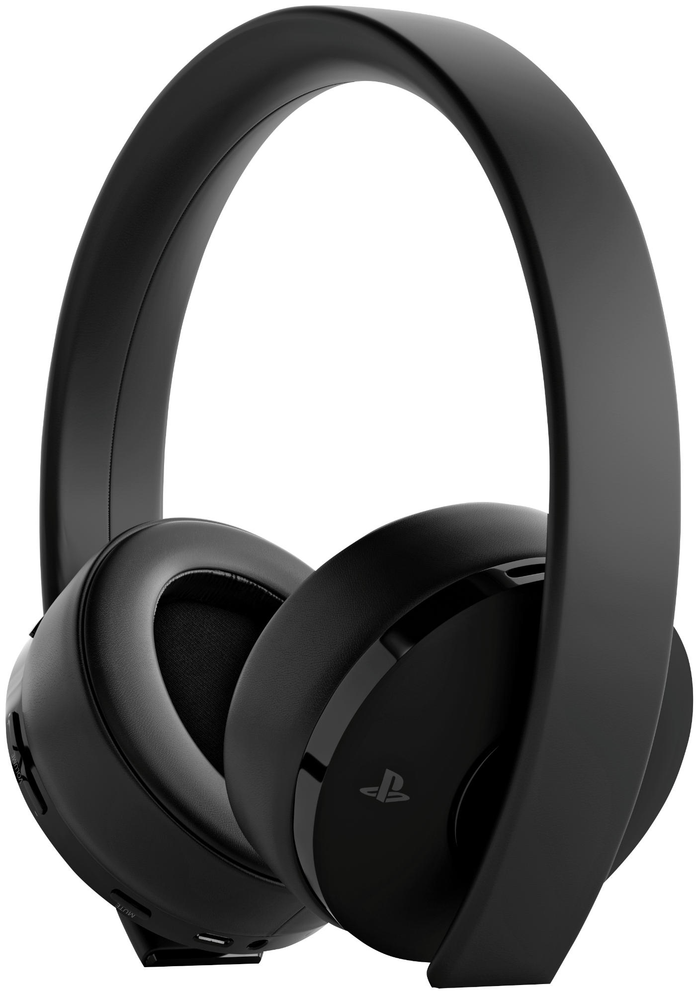 Auriculares gaming - Sony Gold Wireless Headset, Inalámbrico, Para PS4, Diadema, Cancelación de ruido