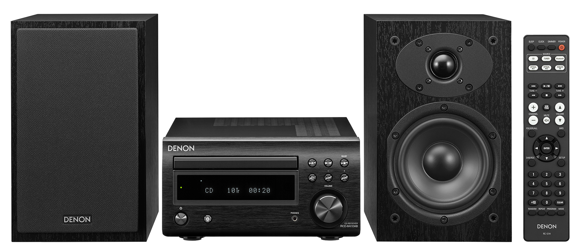 DENON D-M41DAB Black/Black