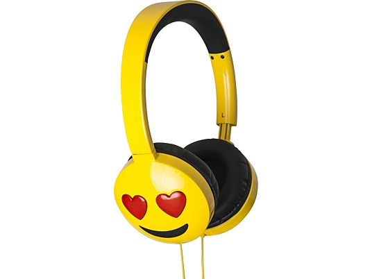 HMDX JAM Jamoji Lovestruck - Cuffie (On-ear, Giallo)