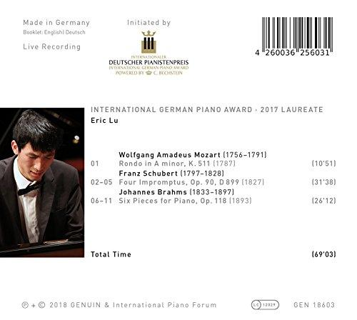 Eric Lu - Eric Lu-Internat.Dt.Pianistenpreis Preisträger  - (CD)