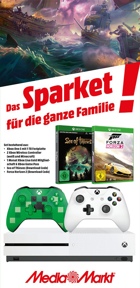 MICROSOFT Xbox One S 1TB Family Bundle 2018