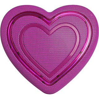 HMDX Jamoji Heart - Altoparlante Bluetooth (Rosa)