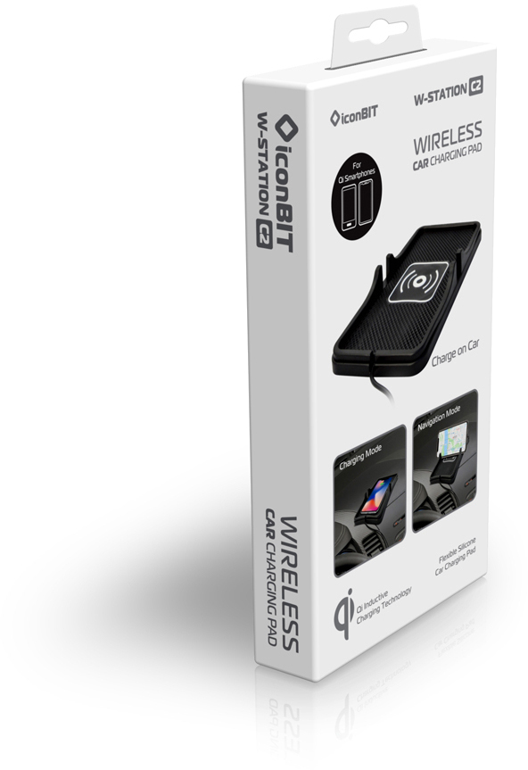ICONBIT W-Station C2 Autoladegerät Universal, 5 Volt, Schwarz