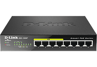 D-LINK DGS‑1008P 8‑Port Gigabit PoE Unmanaged Desktop Switch