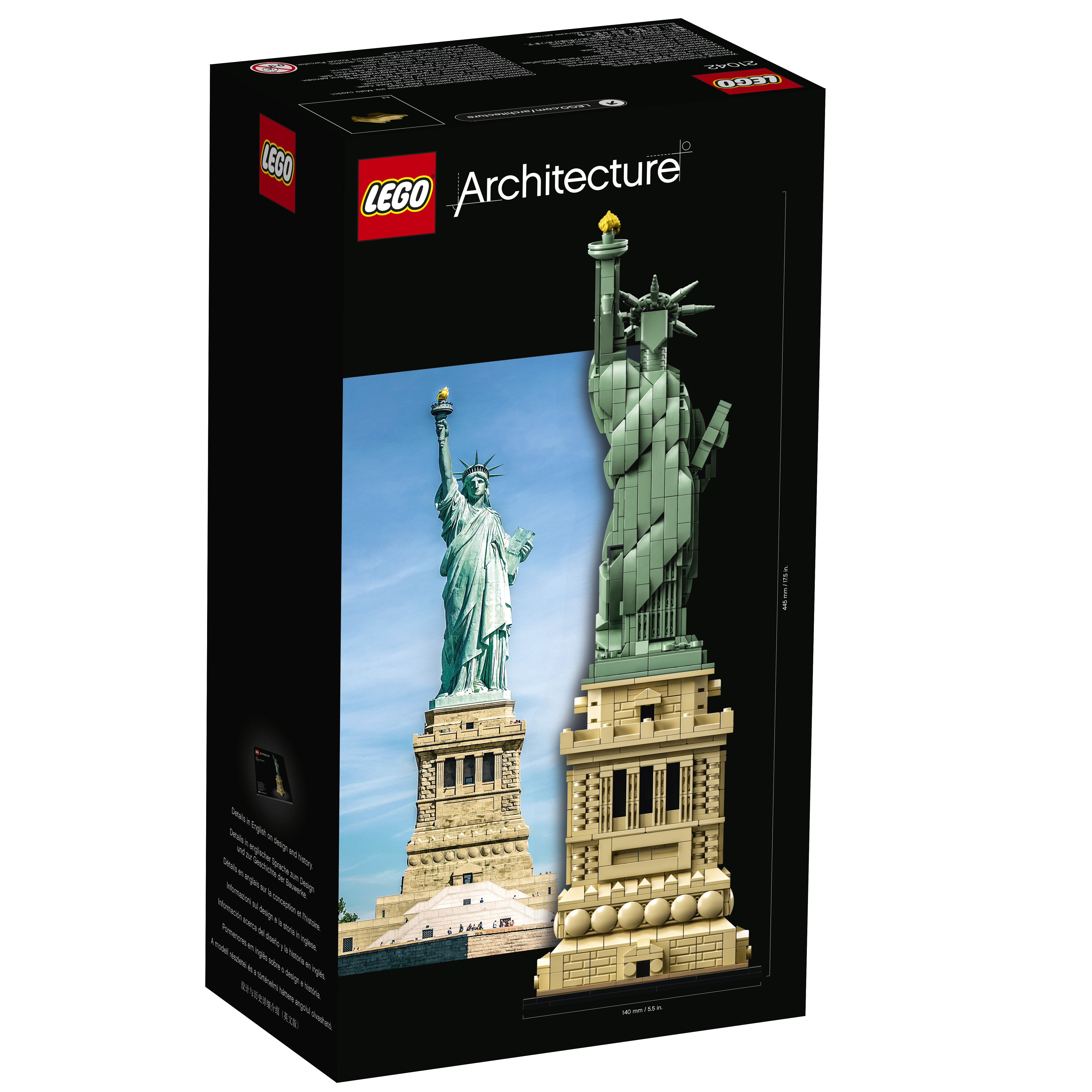 LEGO Architecture 21042 Freiheitsstatue Bausatz, Mehrfarbig