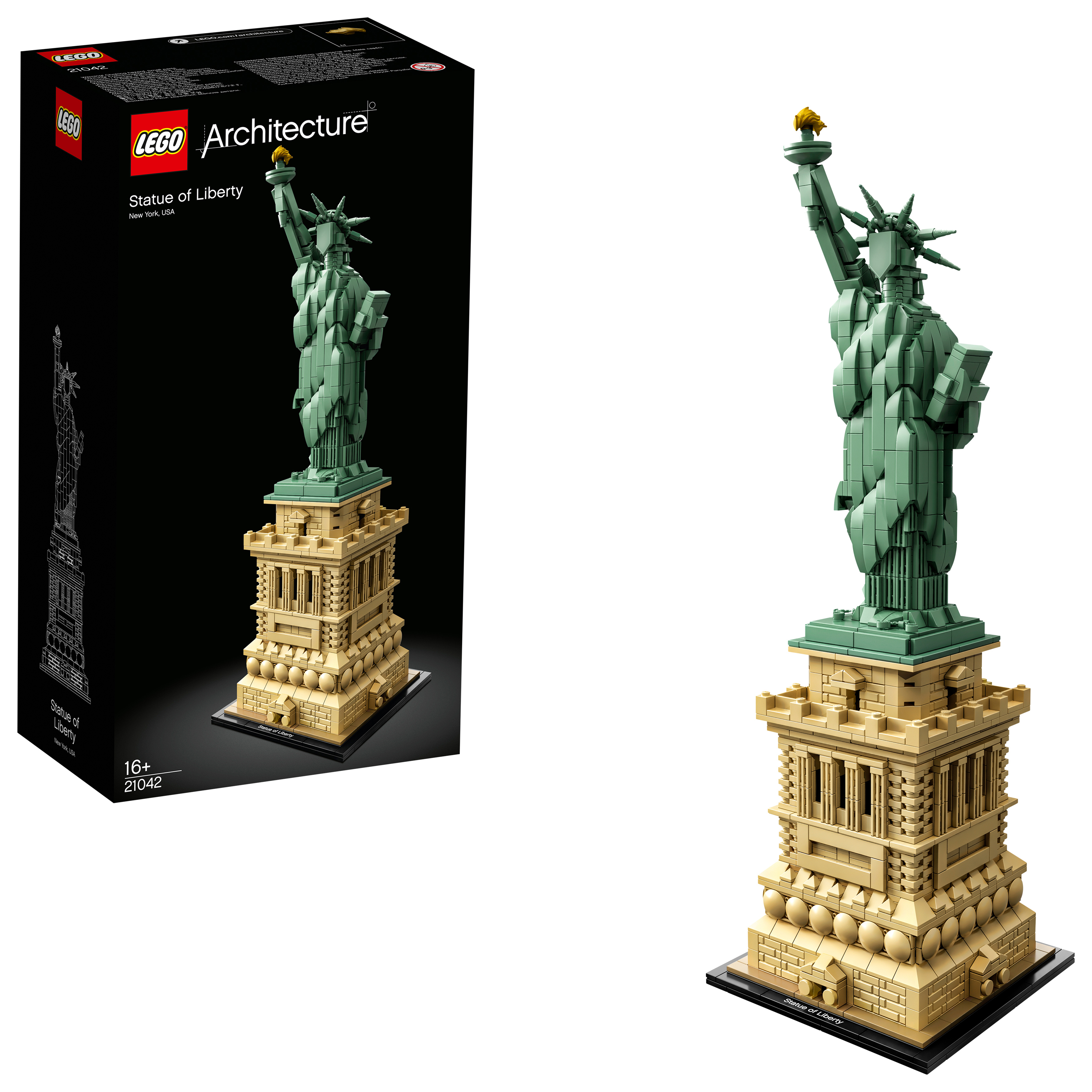 LEGO Freiheitsstatue Bausatz, 21042 Architecture Mehrfarbig