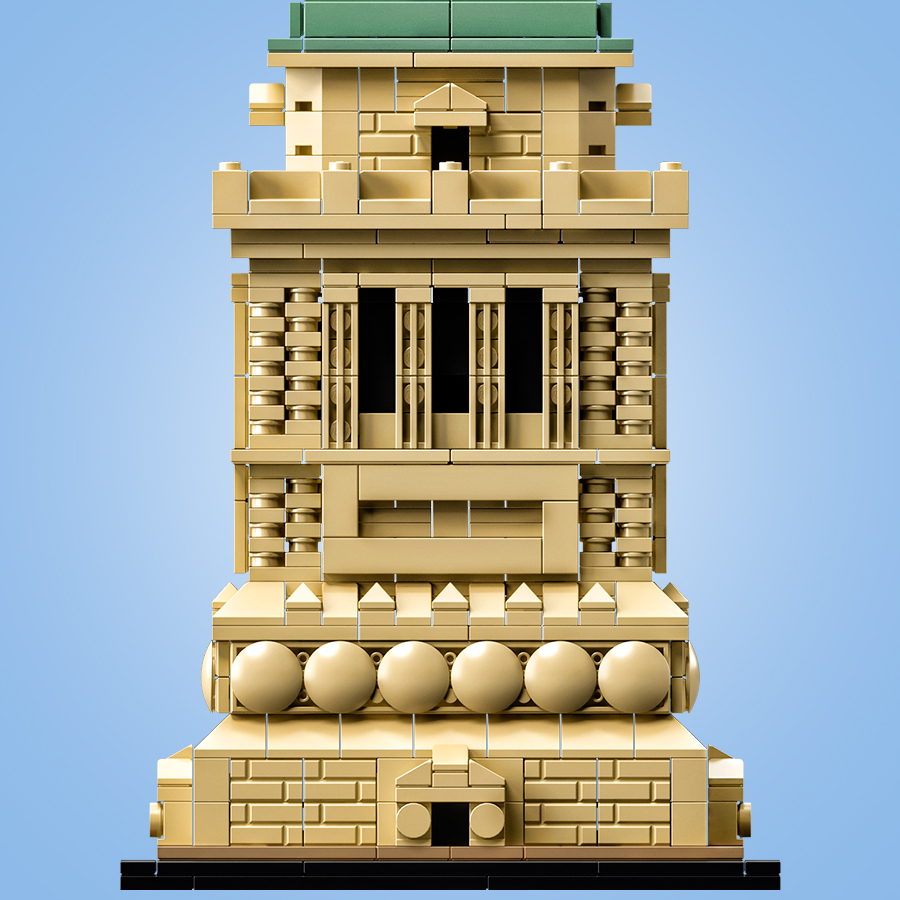 Mehrfarbig 21042 LEGO Architecture Freiheitsstatue Bausatz,