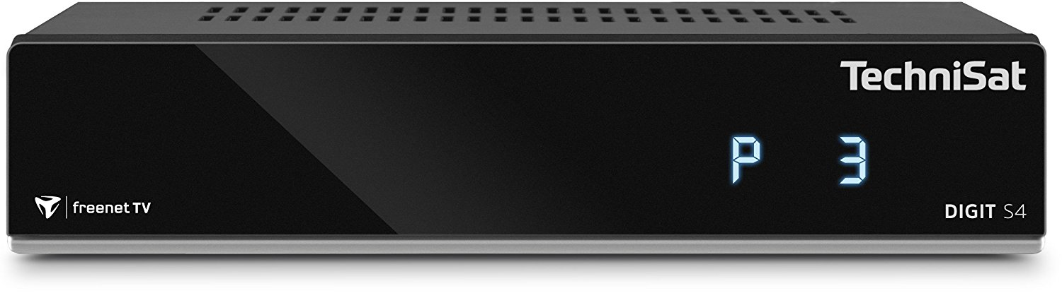 TECHNISAT DIGIT S4 FREENET TV Satelliten Receiver (PVR-Funktion, DVB-S, DVB-S2, Schwarz)