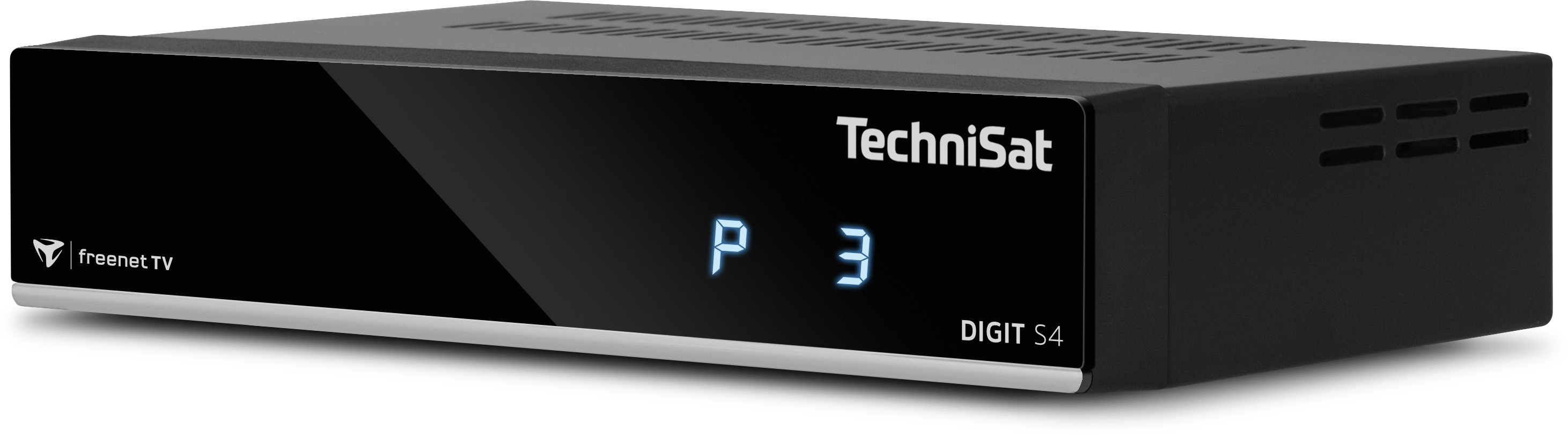TECHNISAT DIGIT S4 FREENET TV Satelliten Receiver (PVR-Funktion, DVB-S, DVB-S2, Schwarz)