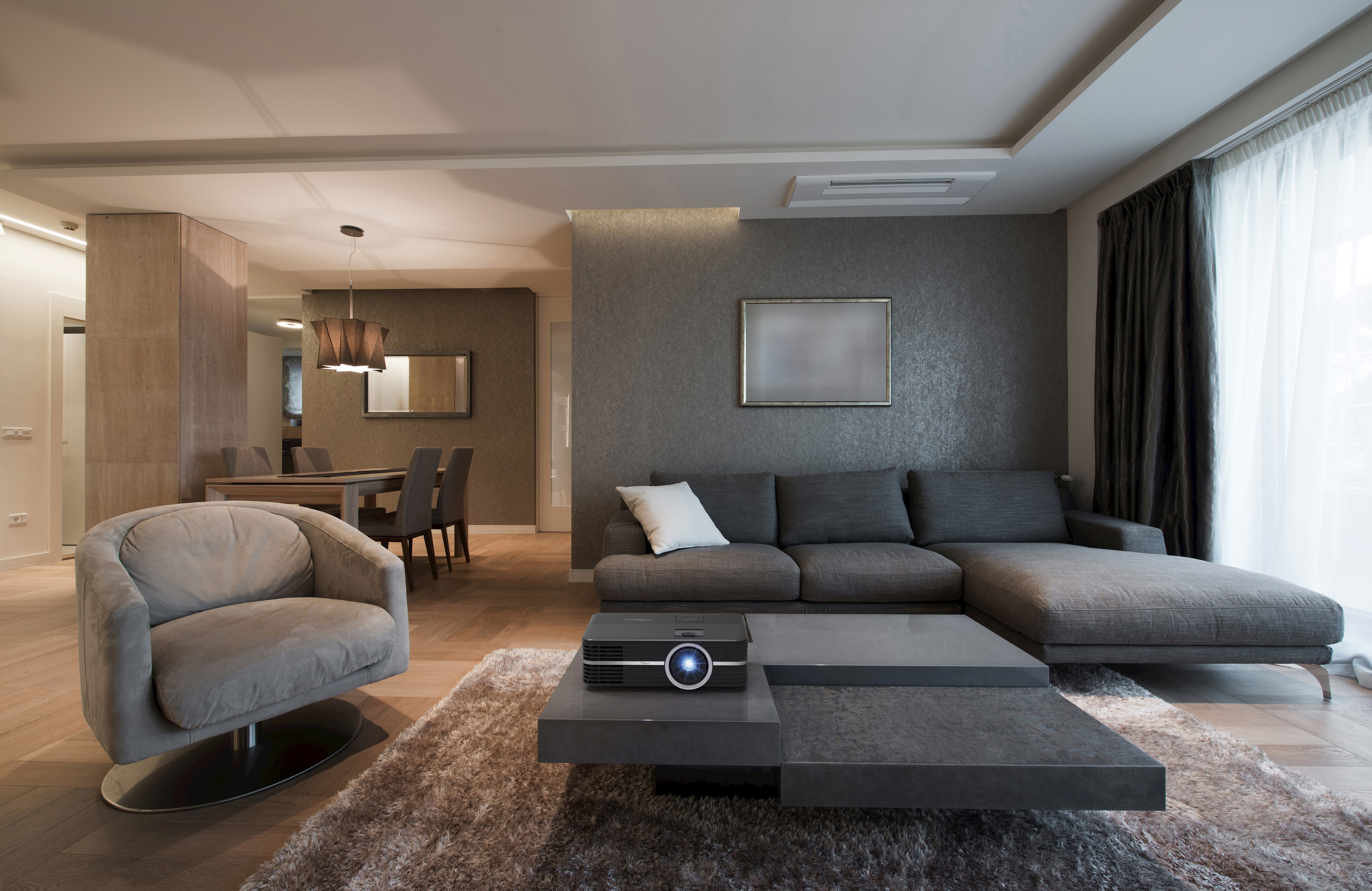 OPTOMA UHD350X DLP Projektor Beamer(UHD 4K, 3D, 2,200 ANSI-Lumen)