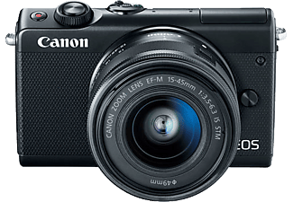 CANON M100 15-45 IS STM Aynasız Fotoğraf Makinesi Siyah