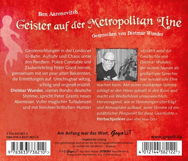 Geister Auf Der Metropolitan Lane. Eine Peter-Grant-Story  - (CD)