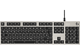 LOGITECH G413, Gaming Tastatur, Mechanisch, Logitech Romer G, kabelgebunden, Silber