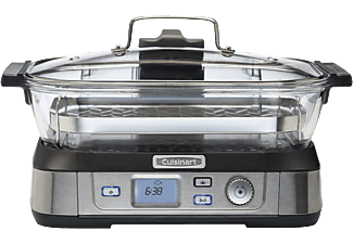 CUISINART Cuisinart STM1000E - Digital Steam Cooker - 1800 W - Acciaio inox - Cucina a vapore digitale (Argento)