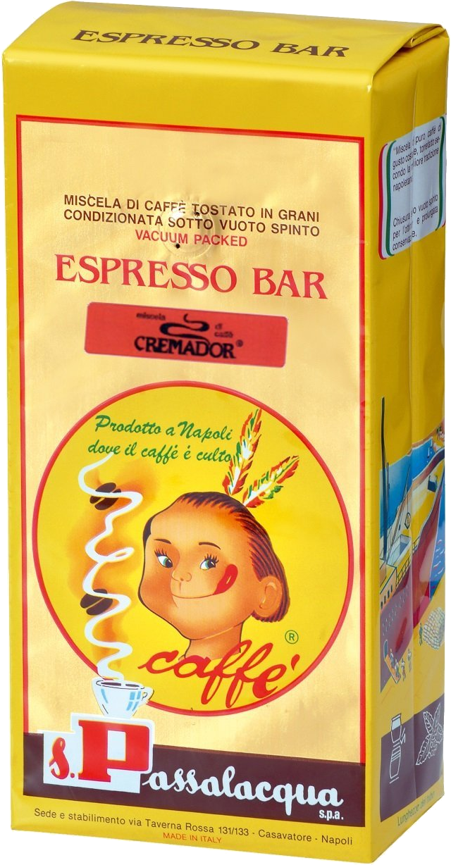 PASSALCQUA Cremador szemes kávé, 1 kg