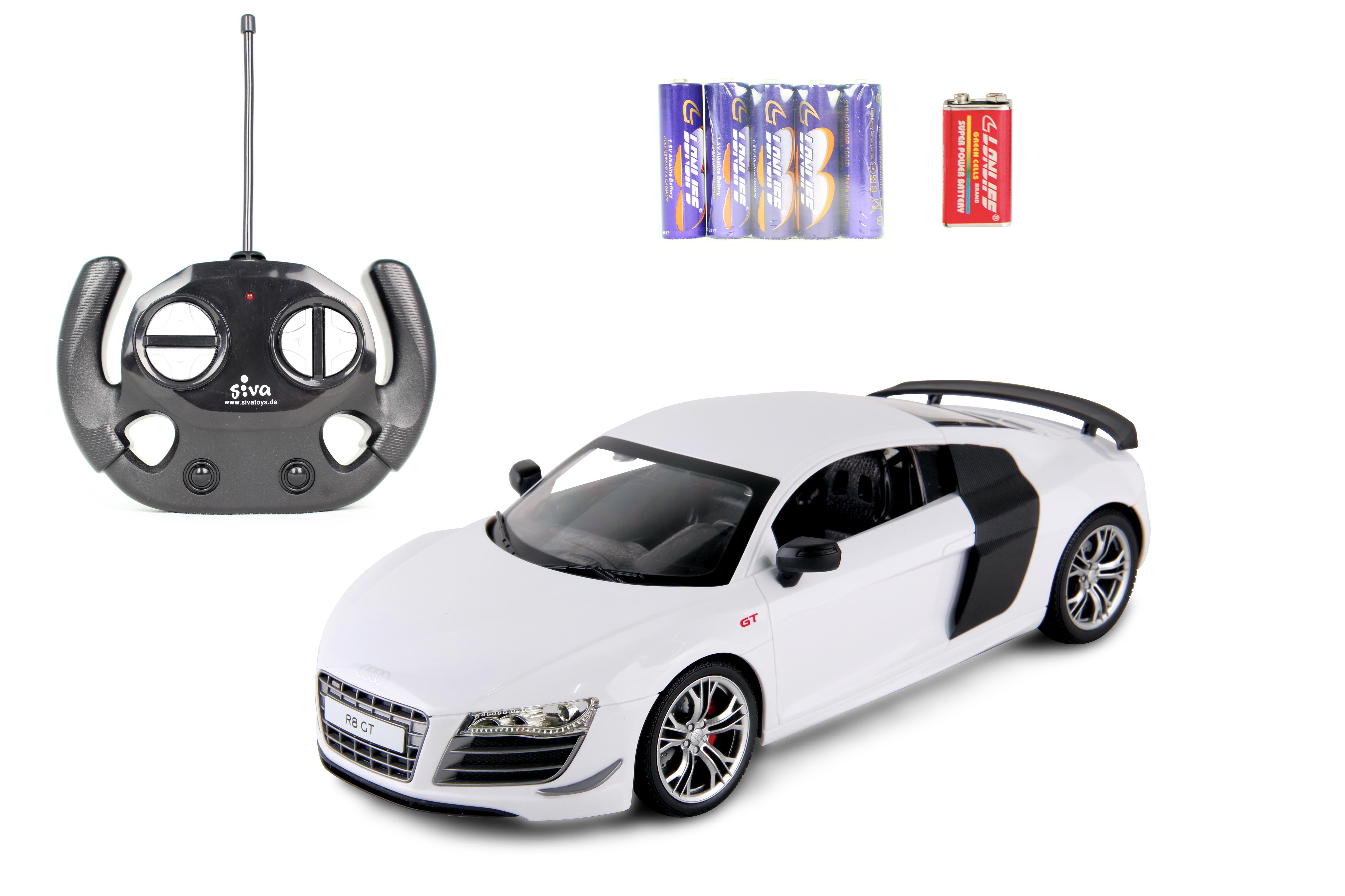 SIVA Audi R8 GT 1:14 2.4 GHz Weiß RTR Ferngesteuertes Auto, Weiß