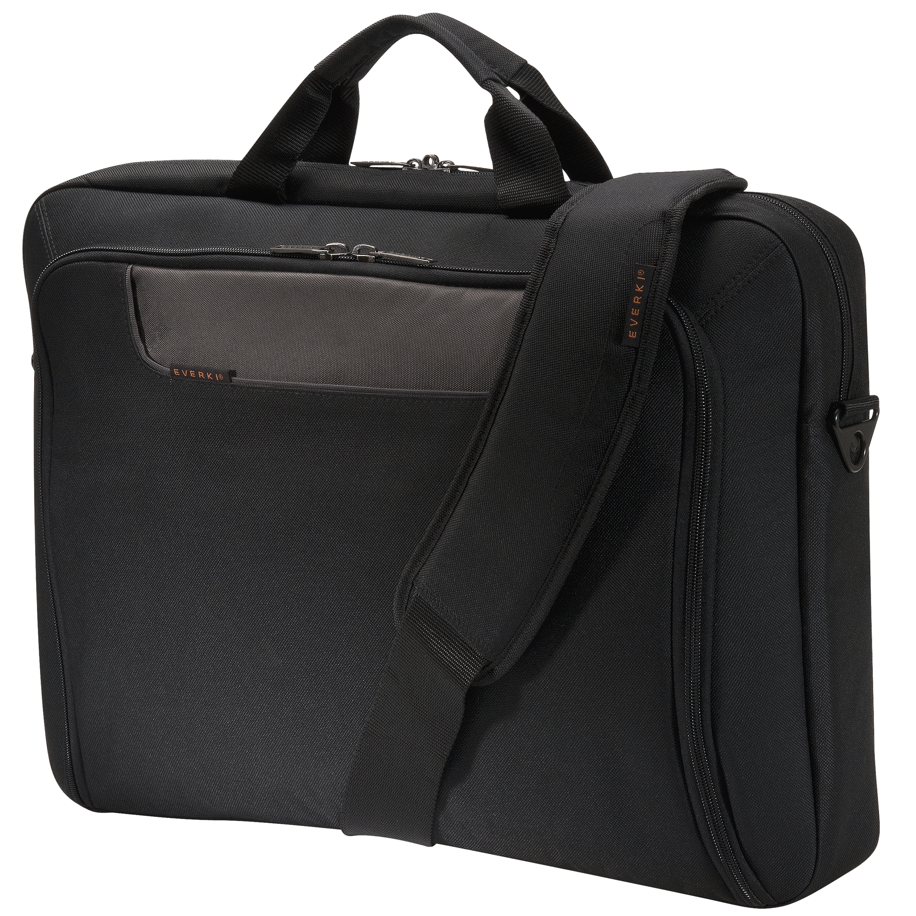 EVERKI Advance Notebooktasche Umhängetasche für Universal, Schwarz
