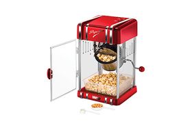 Popcorn-Maschine SALCO Volt) SNP-27CC (240 Popcornmaschine Popcorn-Maker Coca-Cola Design MediaMarkt | rot
