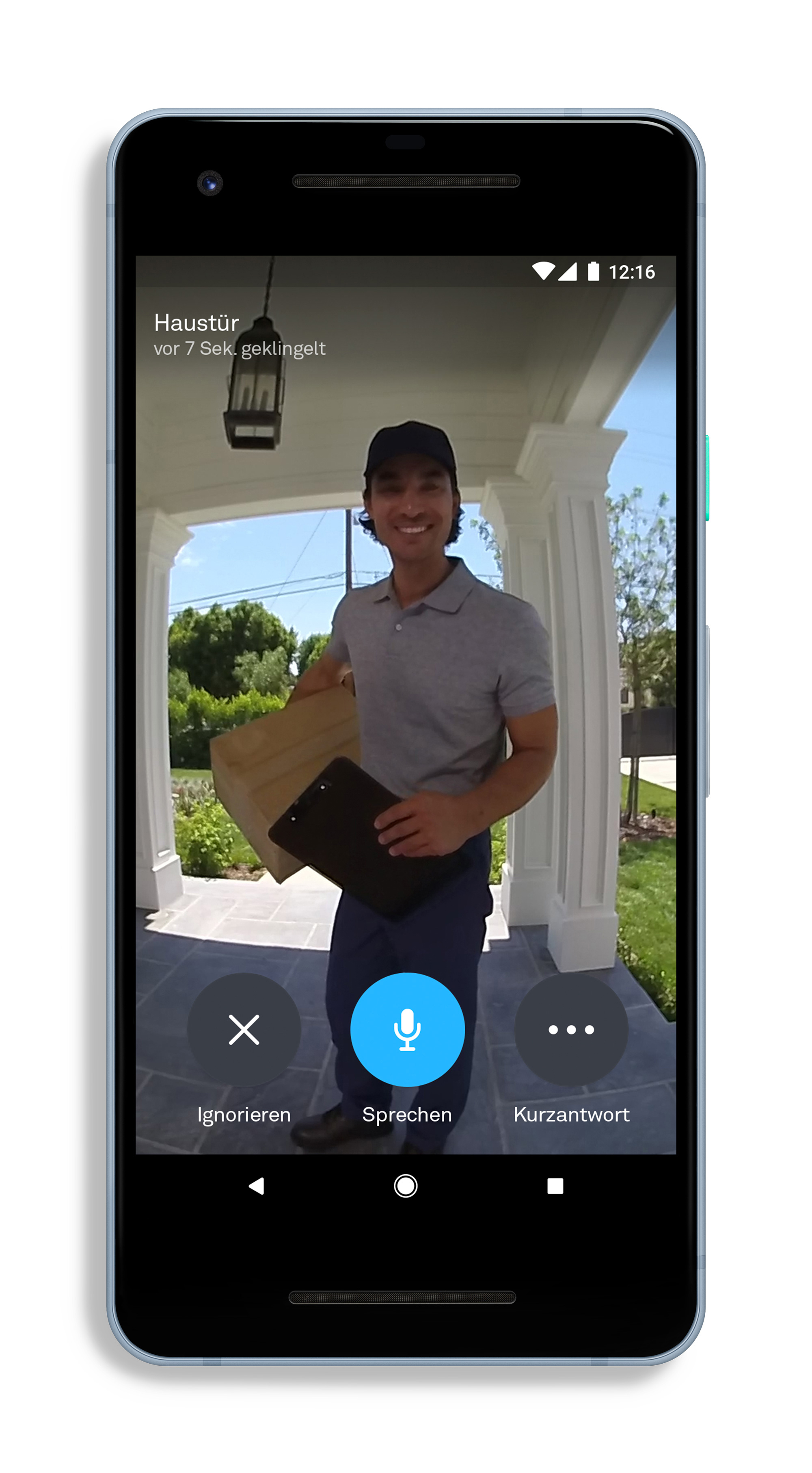 GOOGLE Hello - Sonnette vidéo (Noir/Blanc)