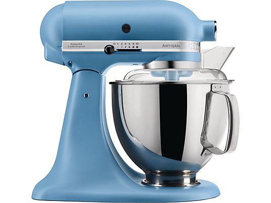 KITCHEN AID 5 KSM 175 PSEVB Artisan Küchenmaschine Vintage Blue (Rührschüsselkapazität: 4,8 l, 300 Watt)