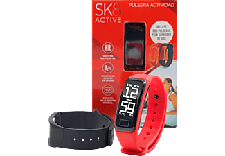 ayer Artístico Especificado Pulsera de actividad | SK8 Active, Frecuencia cardíaca, Sumergible hasta  0.5 metros, Reloj, Rojo