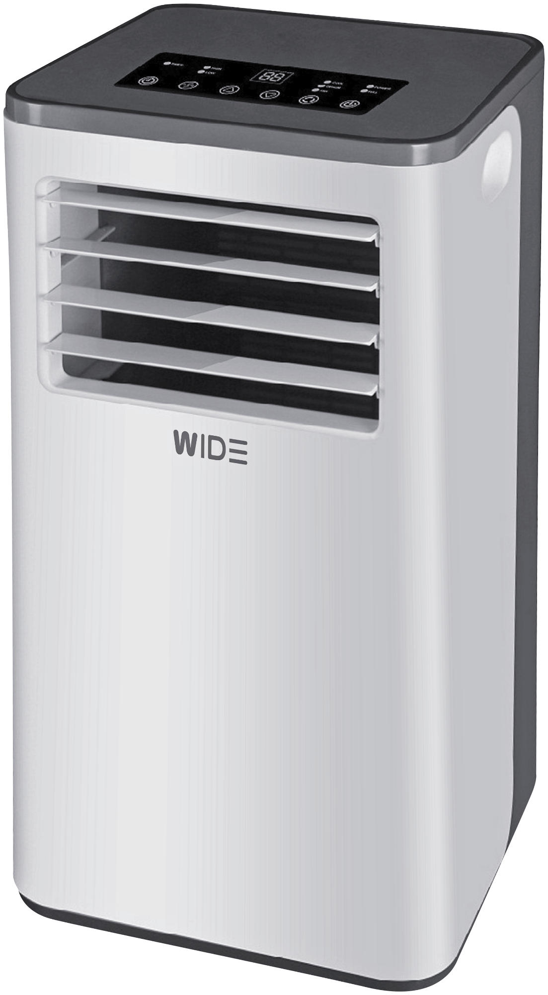 Aire acondicionado portátil - Wide WDPC09ATT, 2269 frigorías, 3 modos, Temporizador, Clase A, Blanco