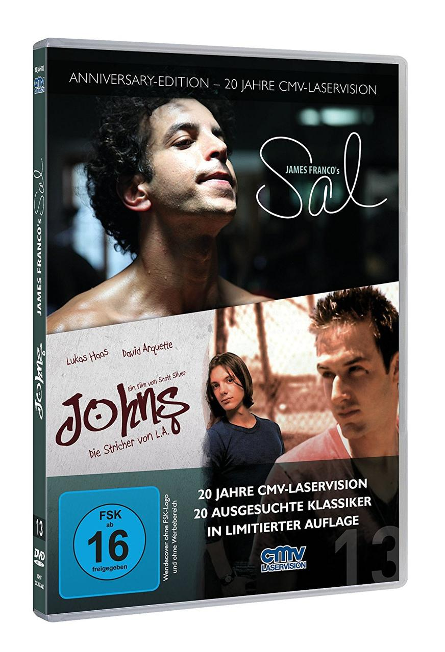 DVD-Hülle mit Filmplakat. Zeigt James Franco's Sal und andere Schauspieler. Auf weißem Hintergrund.