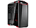 COOLER MASTER COOLER MASTER MasterCase MC500Mt - Case del PC - E-ATX (fino a 12" x 10.7"), ATX, microATX, Mini-ITX - Nero/Rosso -  ()