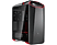 COOLER MASTER MASTER MasterCase MC500Mt - PC Gehäuse (Metallic Rot/Schwarz)