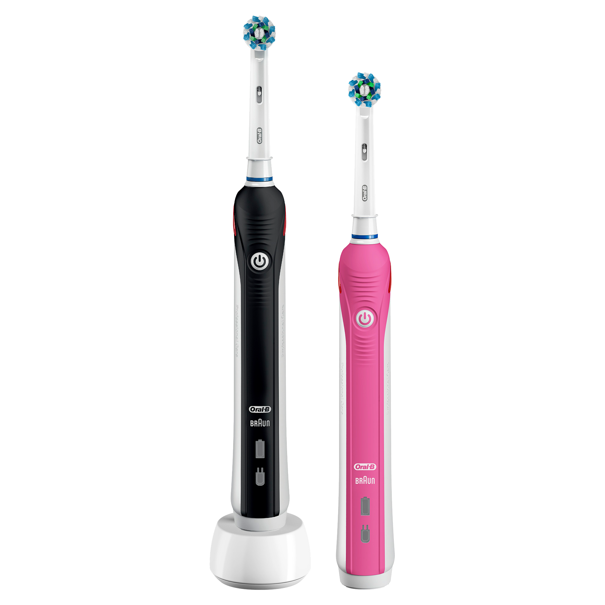 ORAL-B Pro 2950 Duo Zwart & Roze Elektrische Tandenborstel