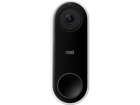 NEST LABS Bedrade Video-deurbel Smart Nest Hello Zwart (8VR1S5-SEU0)