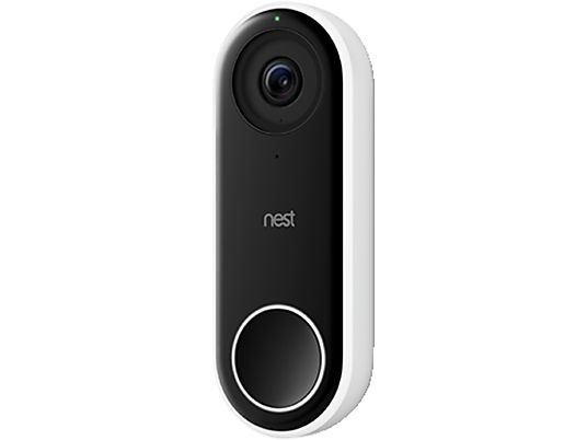 NEST LABS Bedrade Video-deurbel Smart Nest Hello Zwart (8VR1S5-SEU0)