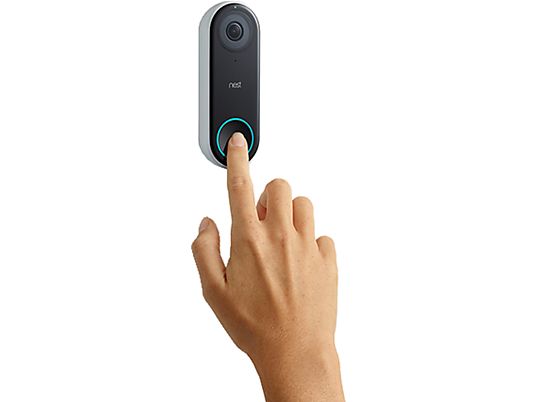 NEST LABS Bedrade Video-deurbel Smart Nest Hello Zwart (8VR1S5-SEU0)