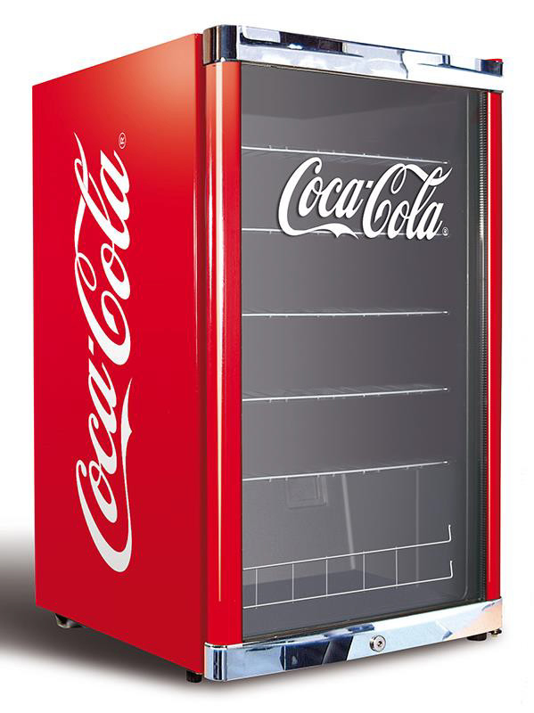 CUBES CC 166 Kühlschrank (115 l, F, 845 mm hoch, Rot)
