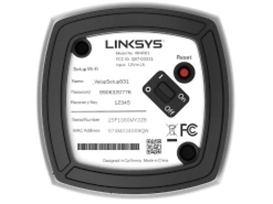 LINKSYS Velop Duo-band - Triple pack - Multiroom Wifi