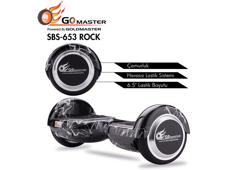 GOMASTER SBS-653 ROCK Hoverboard Fiyat & Özellik | MediaMarkt