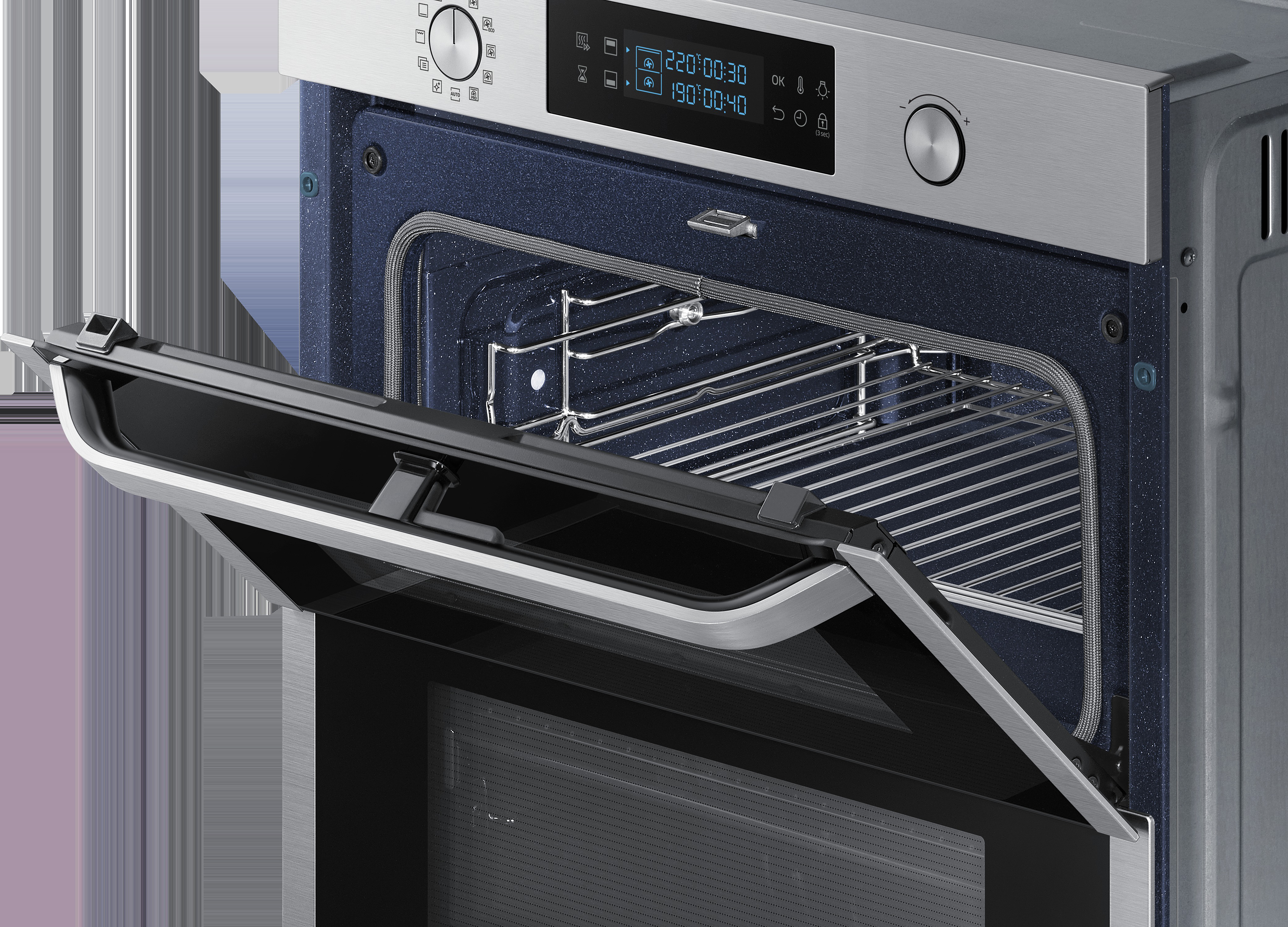 SAMSUNG NV75N5671RS, Backofen (Einbaugerät, 75 l, 595 mm breit)