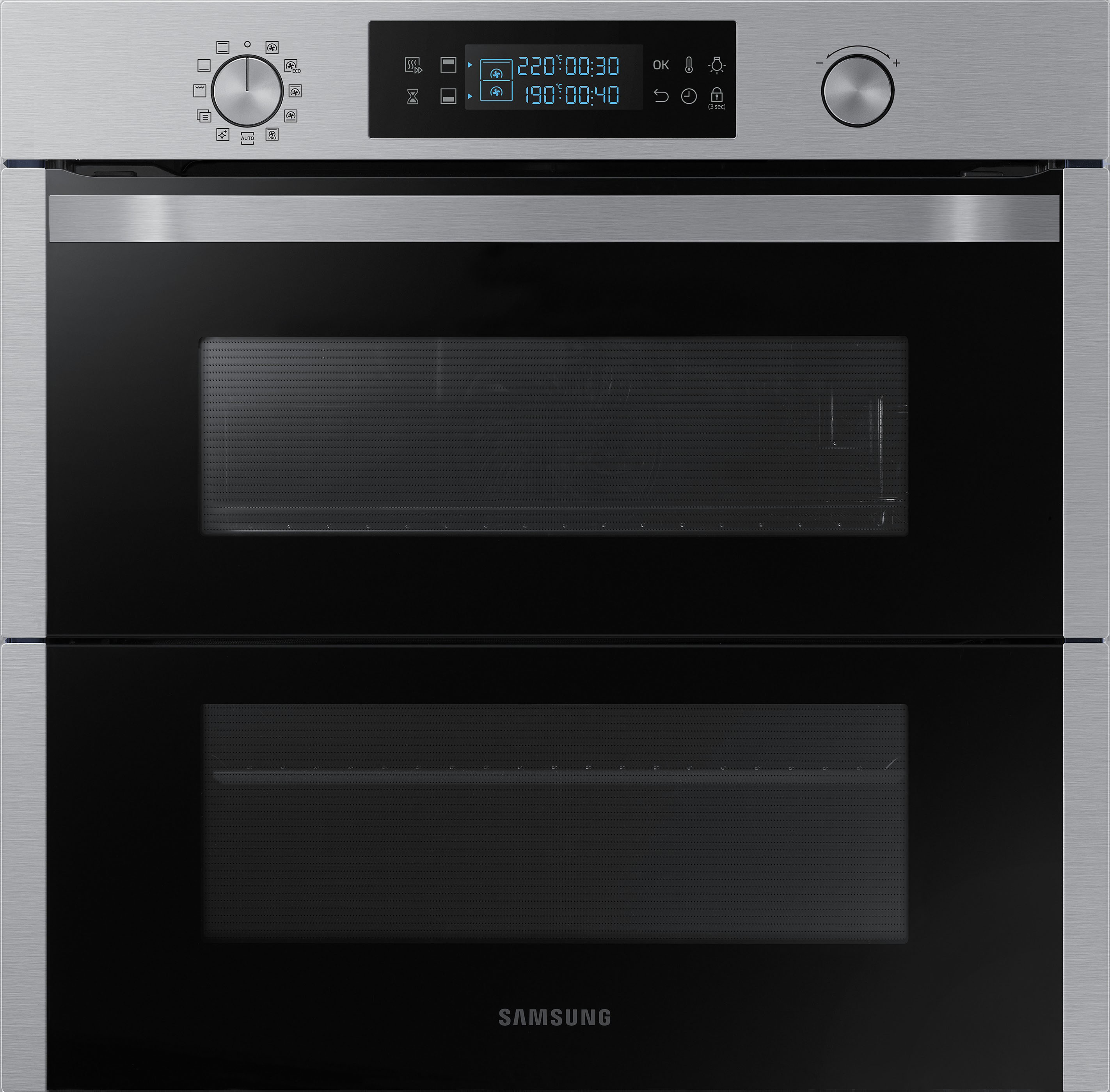 SAMSUNG NV75N5671RS, Backofen (Einbaugerät, 75 l, 595 mm breit)