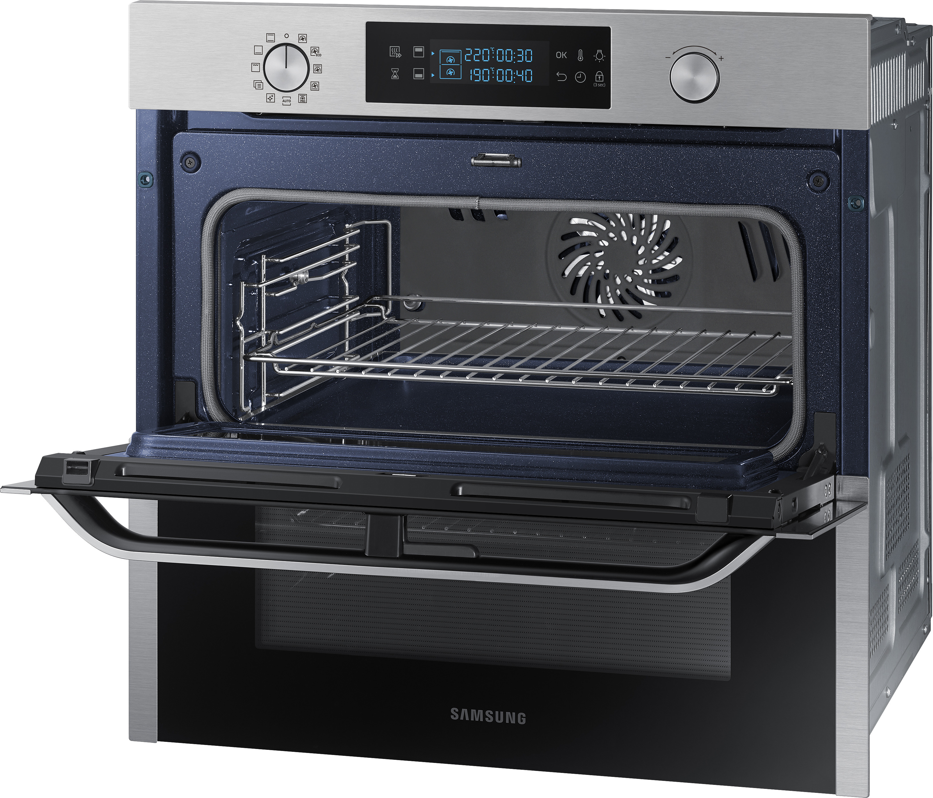SAMSUNG NV75N5641RS, Backofen (Einbaugerät, 75 l, 595 mm breit)