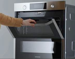SAMSUNG NV75N5641RS, Backofen (Einbaugerät, 75 l, 595 mm breit)
