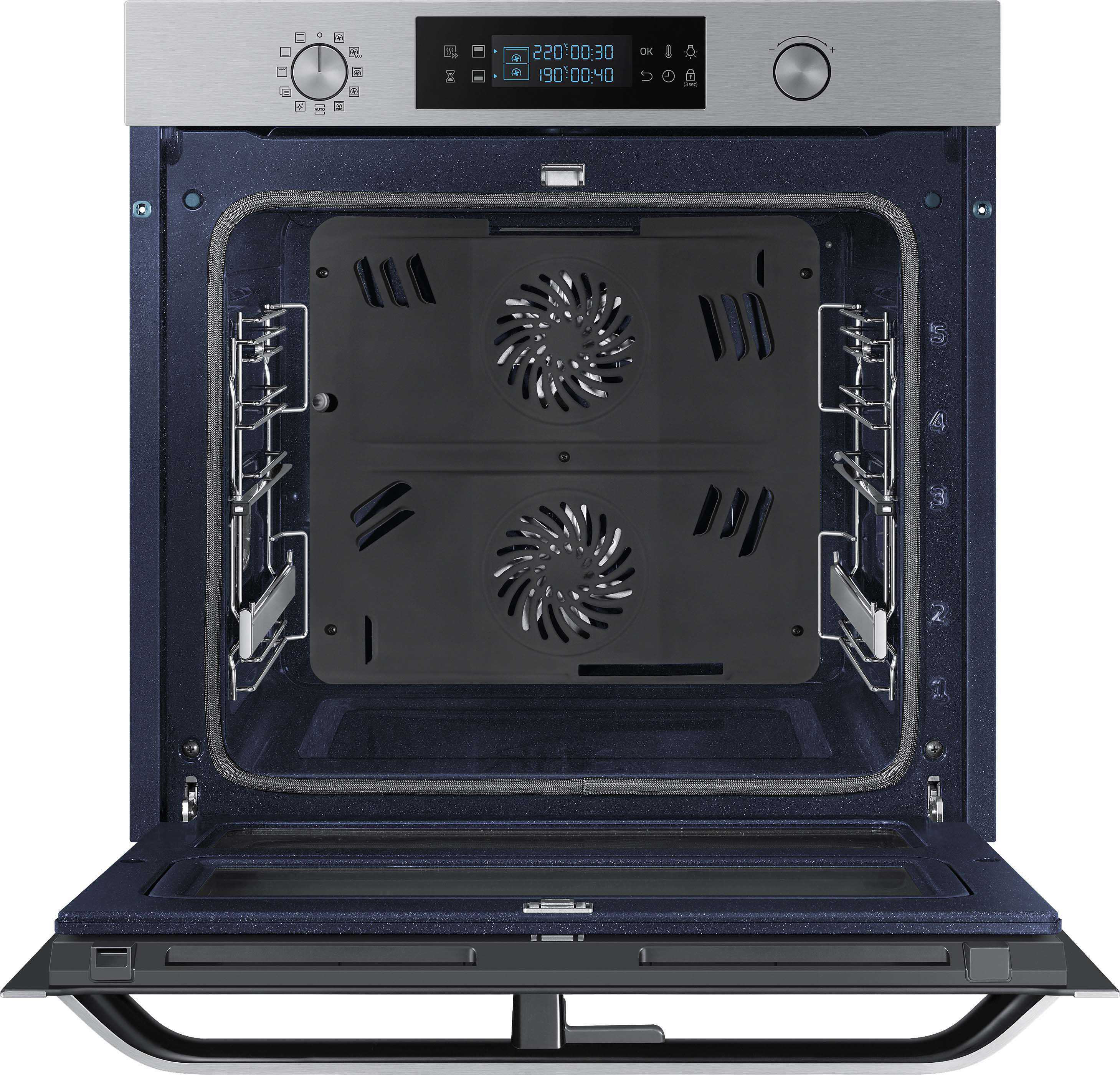 SAMSUNG NV75N5641RS, Backofen (Einbaugerät, 75 l, 595 mm breit)